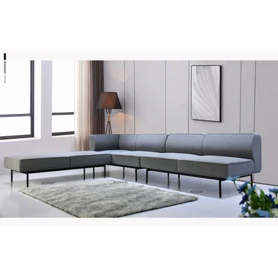 Модул RFG Klark, ъглов, текстил, 800 х 800 х 720 mm, сив