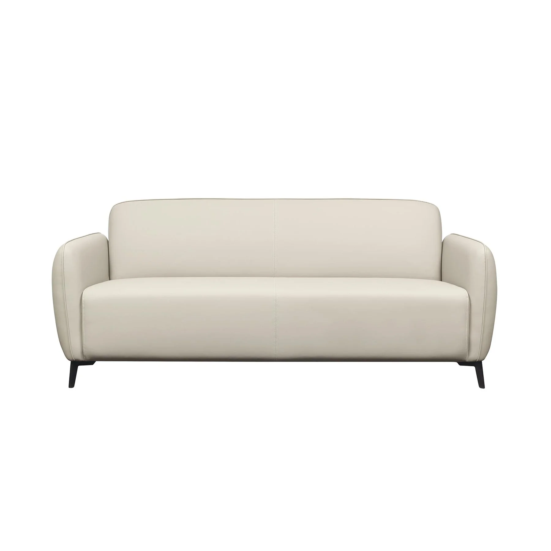 Диван RFG Lisa, двуместен, екокожа, 1380 х 750 х 780 mm, светлосив
