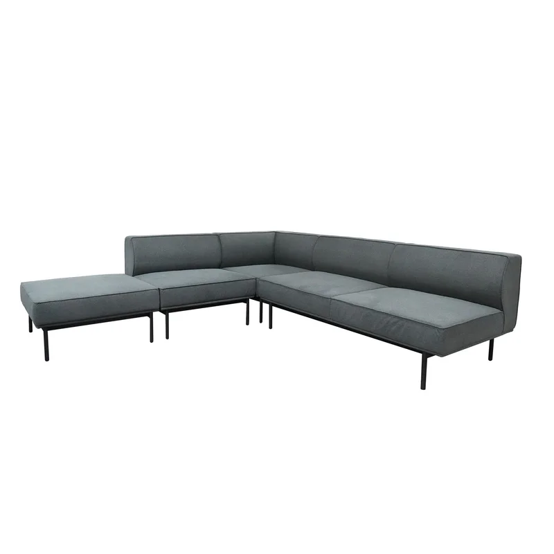 Модул RFG Klark, двоен, текстил, 1600 х 800 х 720 mm, сив