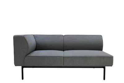 Модул RFG Klark, двоен, текстил, 1600 х 800 х 720 mm, сив