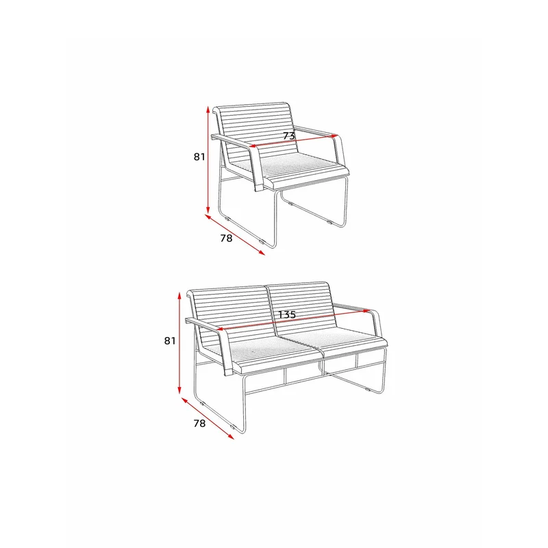 Кресло RFG Cassa 01, екокожа, до 120 kg, черно