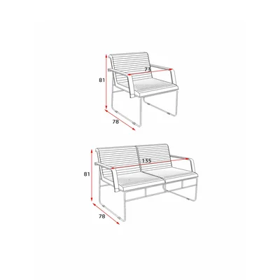 Кресло RFG Cassa 01, екокожа, до 120 kg, черно