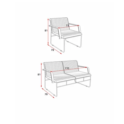 Кресло RFG Cassa 02, екокожа, до 120 kg, черно