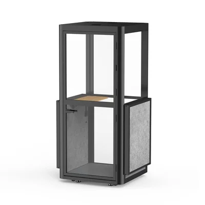 Шумоизолираща акустична кабина Flexi101, 1020 х 1020 х 2260 mm, сива
