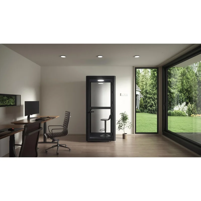 Шумоизолираща акустична кабина Flexi101, 1020 х 1020 х 2260 mm, сива