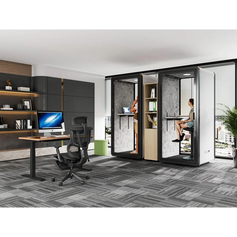 RFG Шумоизолираща акустична кабина Flexi One, 1050 х 1050 х 2240 mm, сива