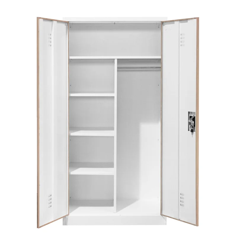 Шкаф RFG, за препарати, метален, 900 х 500 х 1820 mm, кехлибарен дъб и бяло