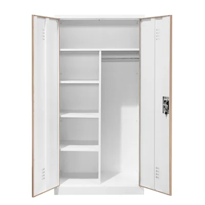 Шкаф RFG, за препарати, метален, 900 х 500 х 1820 mm, кехлибарен дъб и бяло
