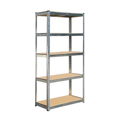 Стелаж RFG, метален, с 5 рафта, 900 х 400 х 1800 mm, MDF, до 175 kg