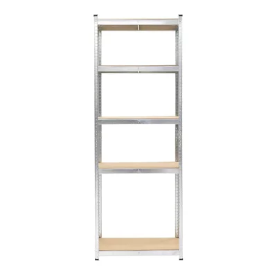 Стелаж RFG, метален, с 5 рафта, 800 х 400 х 2200 mm, MDF, до 200 kg