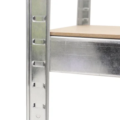 Стелаж RFG, метален, с 5 рафта, 800 х 400 х 2200 mm, MDF, до 200 kg