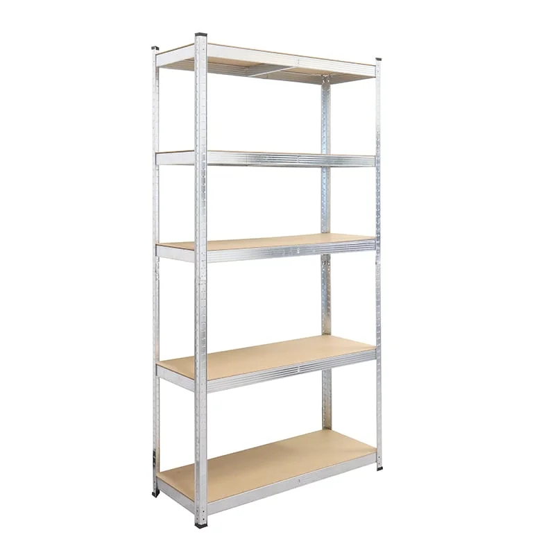 Стелаж RFG, метален, с 5 рафта, 900 х 300 х 2460 mm, MDF, до 200 kg
