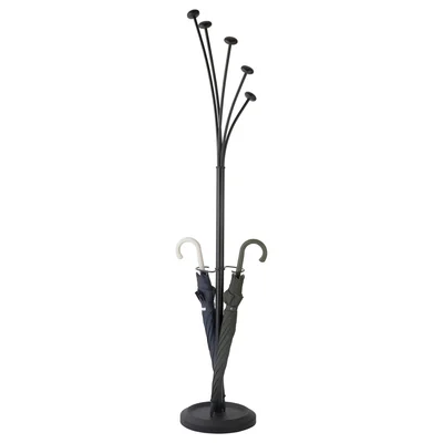 Закачалка RFG Lugano, височина 173 cm, черна