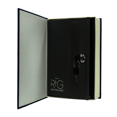 RFG Каса книга за пари и ценности, 24 cm, тъмносиня