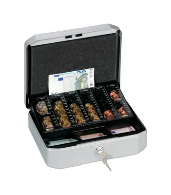 Durable Каса за пари Uroboxx, в евро, S, сива