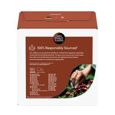 Nescafé Dolce Gusto Кафе капсула Lungo Intenso, 16 броя