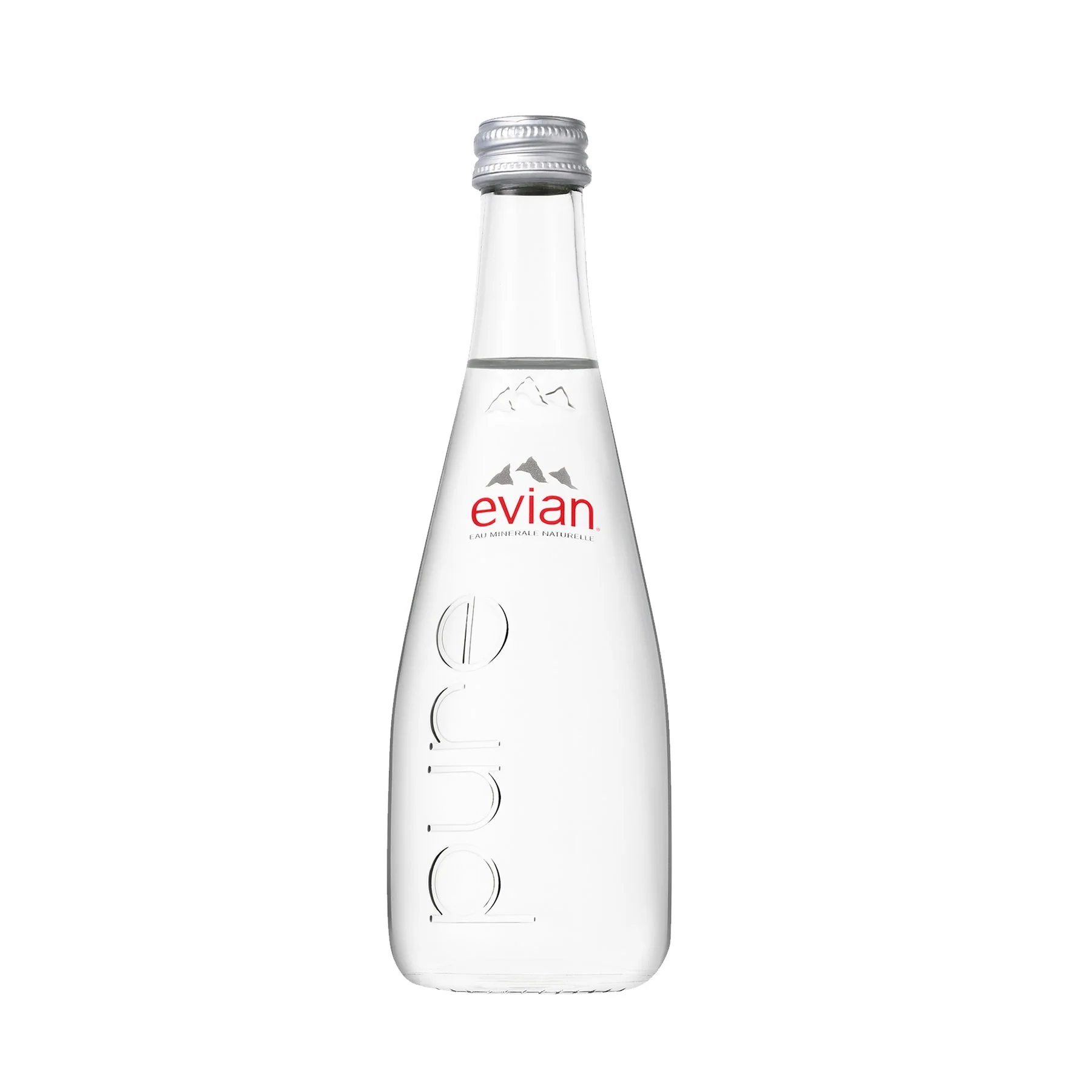Evian Минерална вода, 330 ml, в стъклена бутилка