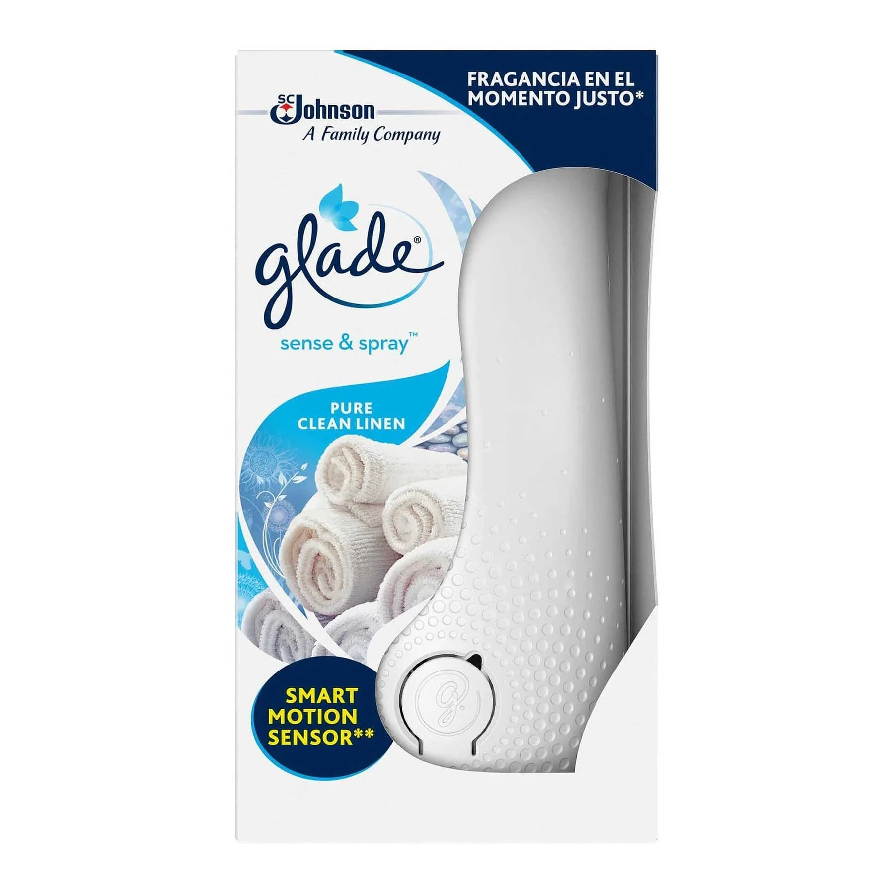 Дозатор Glade Sense&Spray - Свежа чистота, 18 ml