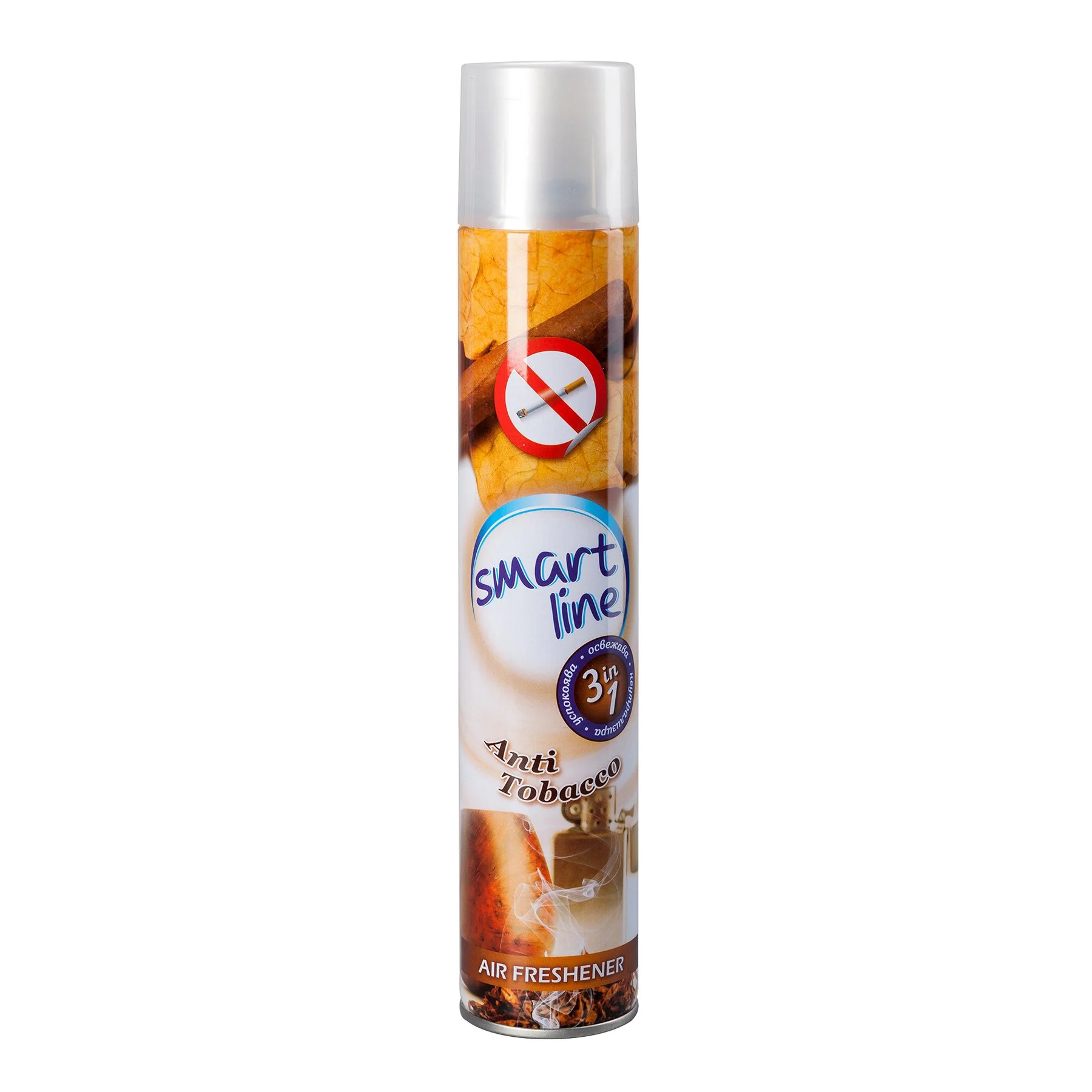 Ароматизатор Smartline, спрей, против цигарен дим, 400 ml