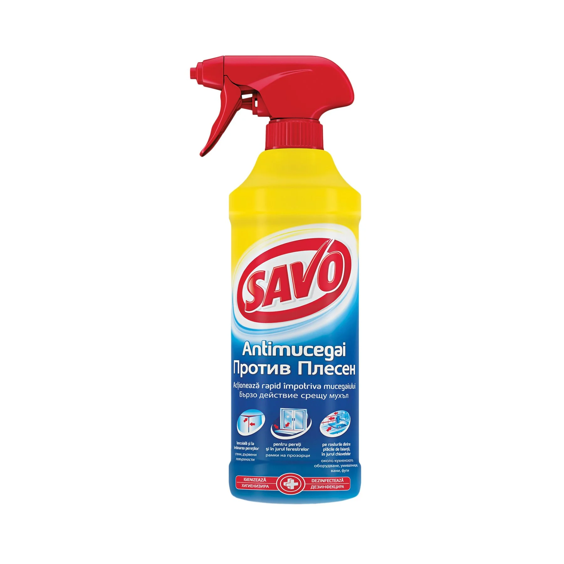 Препарат против плесен и мухъл Savo, спрей, 500 ml