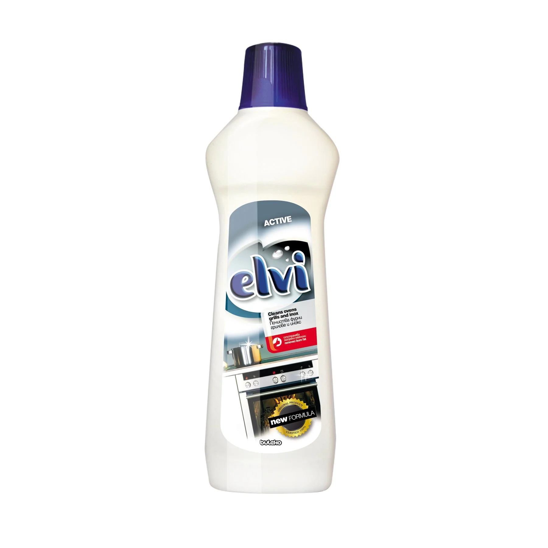Препарат за почистване на фурни Elvi и грилове, 500 ml