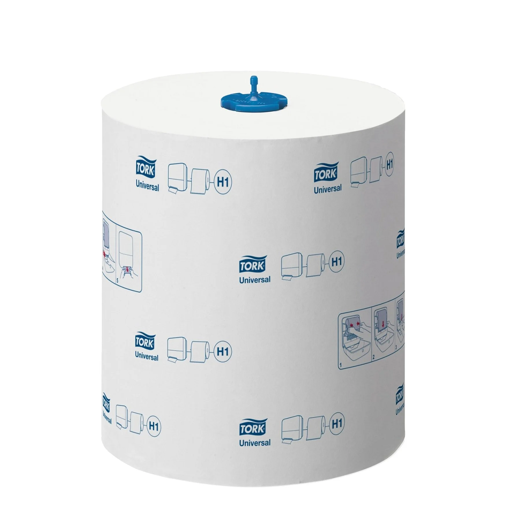 Кърпи за ръце Tork Matic H1, руло, еднопластови, целулозни, 280 m, 1170 къса, 6 броя