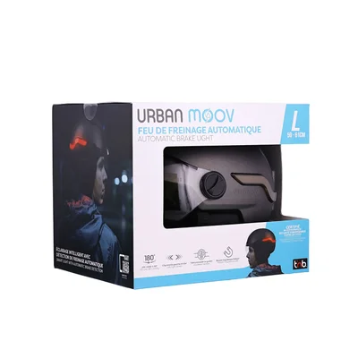 TNB Каска Urban Moov, LED, размер L, черна