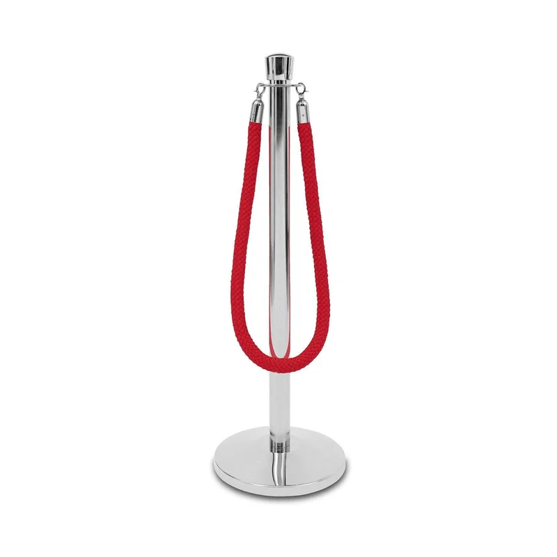 Ограничително колче Modern, хром, широчина 320 mm, височина 920 mm