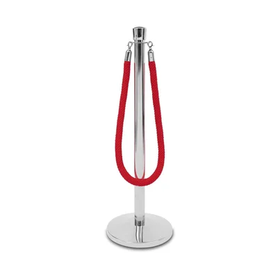 Ограничително колче Modern, хром, широчина 320 mm, височина 920 mm