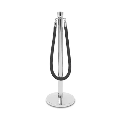 Ограничително колче Modern, хром, широчина 320 mm, височина 920 mm