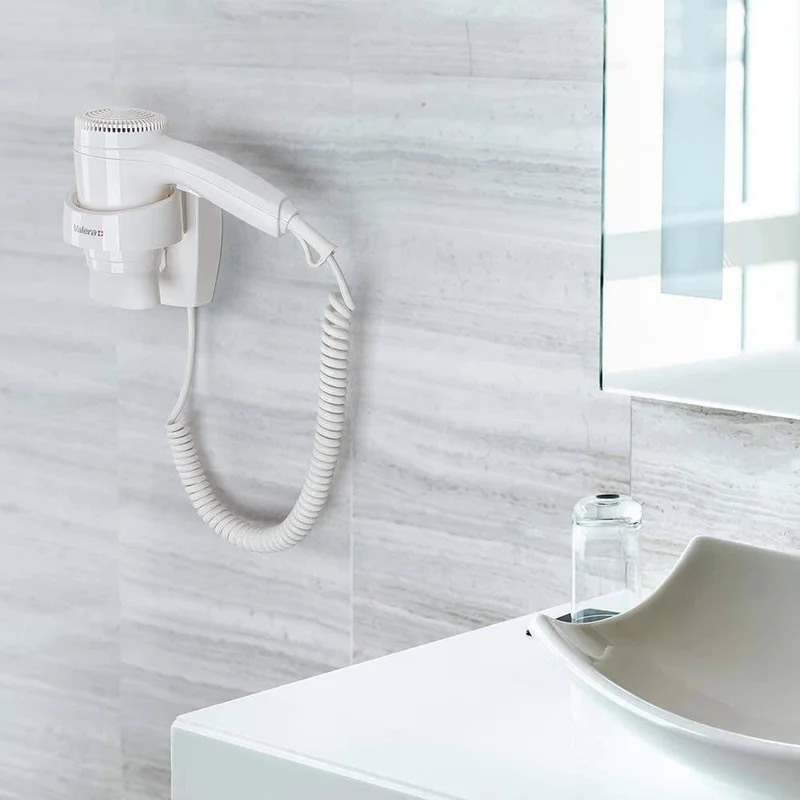Сешоар за коса Valera Executive White, стенен, 1200 W, бял