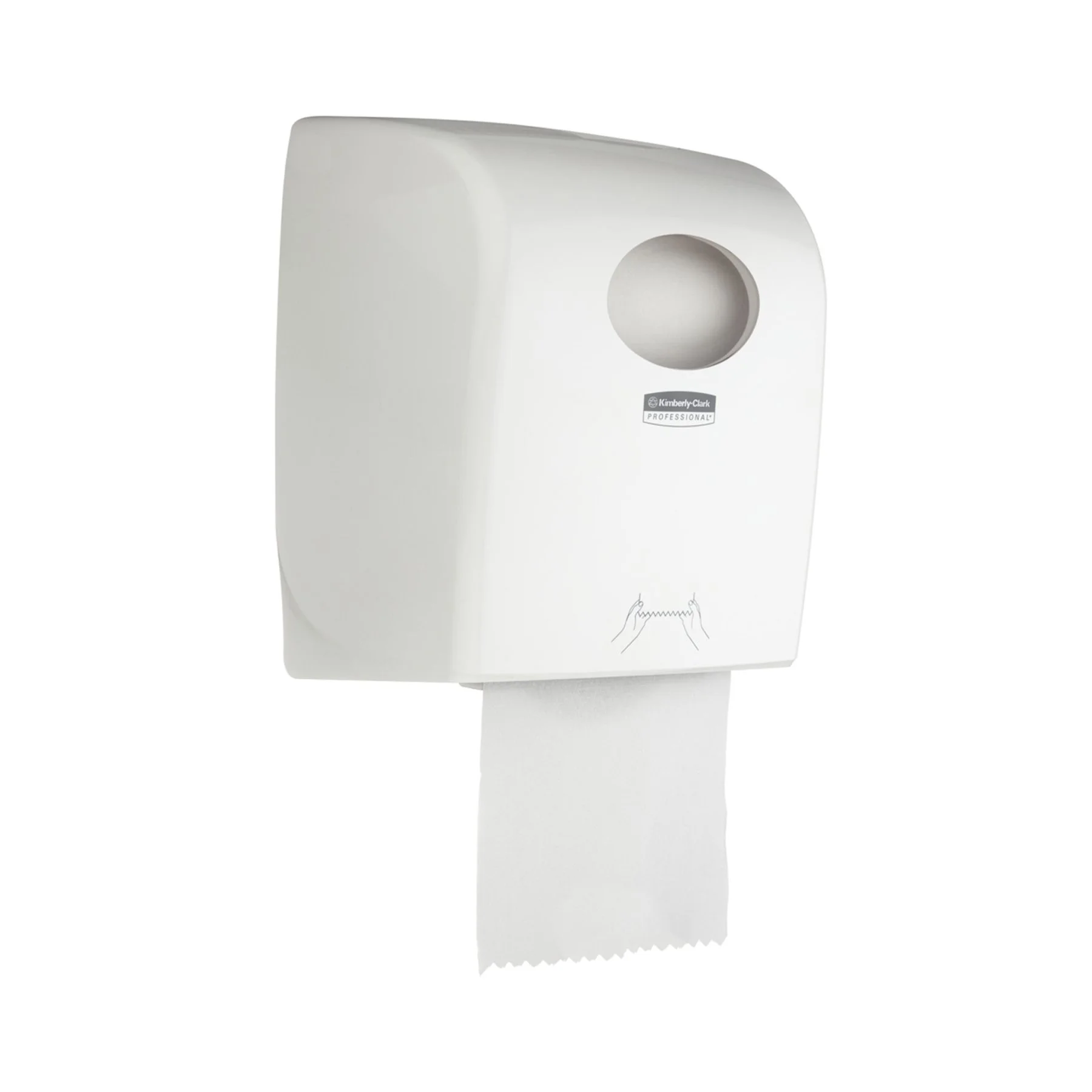 Диспенсър за кърпи за ръце Kimberly-Clark Aquarius 7375 Autocut, бял, 29.7 х 24.8 х 37.4 cm