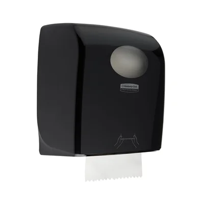 Диспенсър за кърпи за ръце Kimberly-Clark Aquarius 7376 Autocut, черен, 29.7 х 24.8 х 37.4 cm