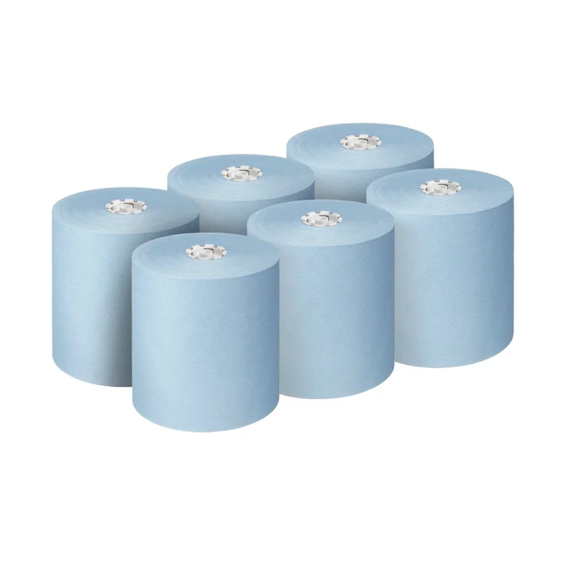 Кърпи за ръце Kimberly-Clark Scott Essential 6692, на ролка, 350 m, сини, 6 броя