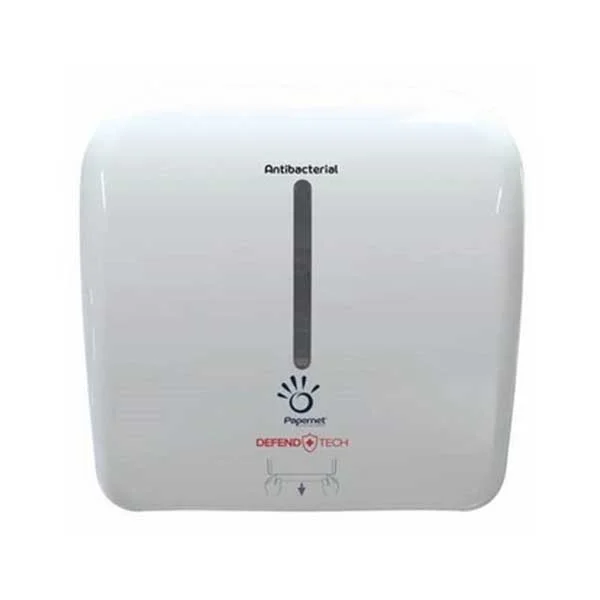 Диспенсър за кърпи за ръце Papernet Universus Autocut, бял, 32.1 х 22.6 х 33.3 cm