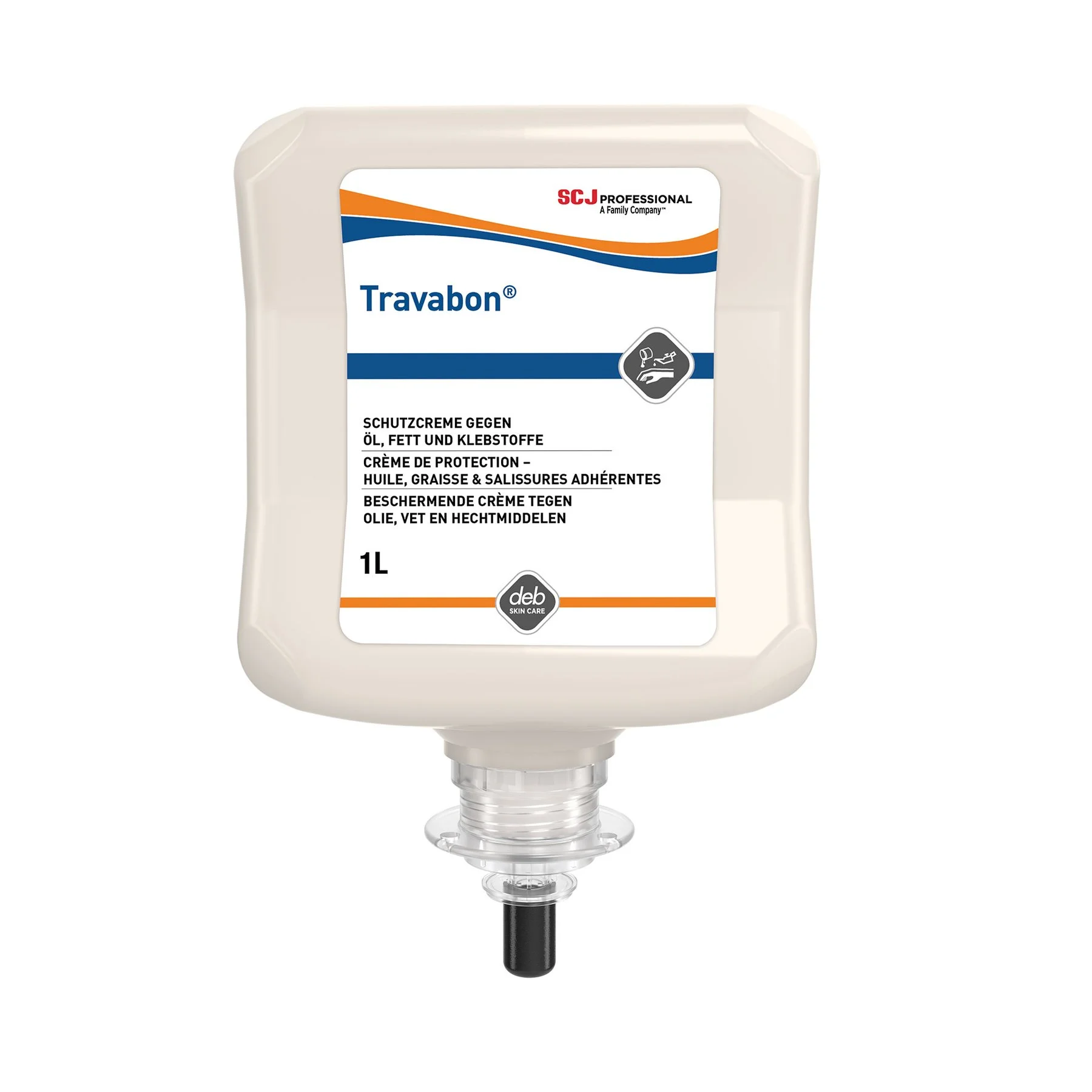 Крем за ръце SCJohnson Travabon Classic, предпазващ, 1 L