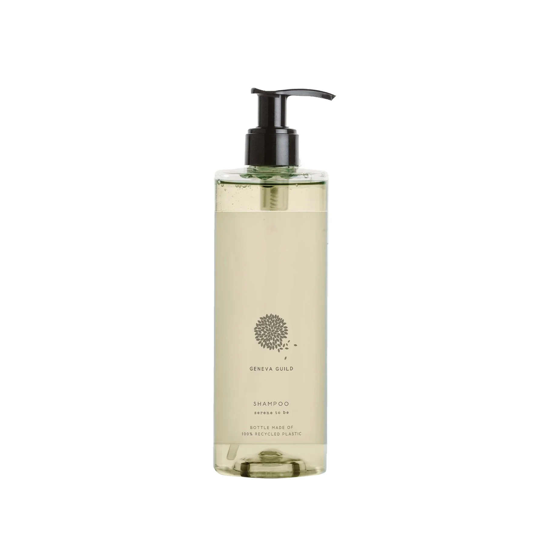 Шампоан GFL Cosmetics Geneva, с помпа, запечатан, 380 ml, 6 х 20 cm