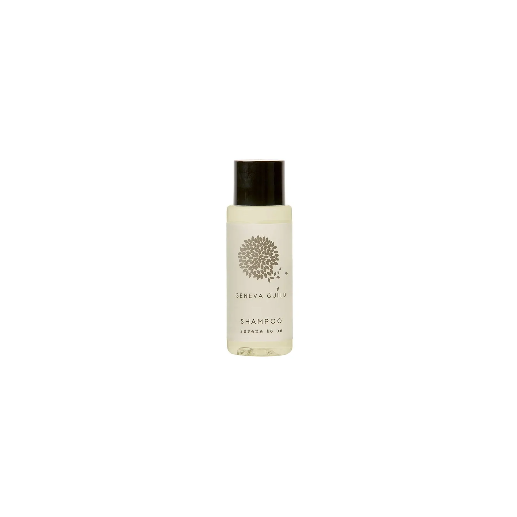 Шампоан GFL Cosmetics Geneva, с черна капачка, 30 ml, 300 броя, 2.6 х 8 cm