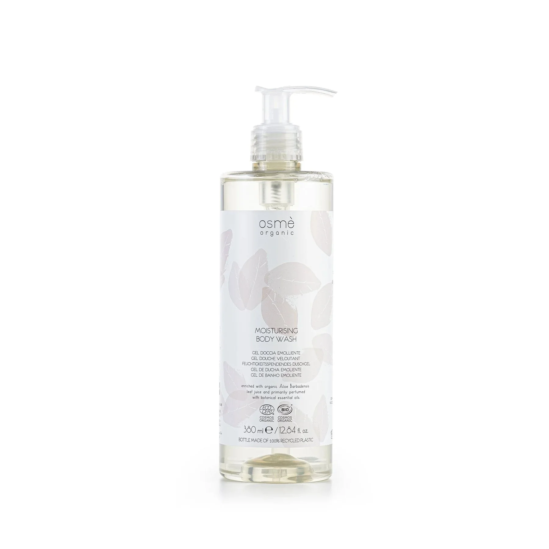 Душ гел GFL Cosmetics Osme, хидратиращ, с помпа, запечатан, 380 ml