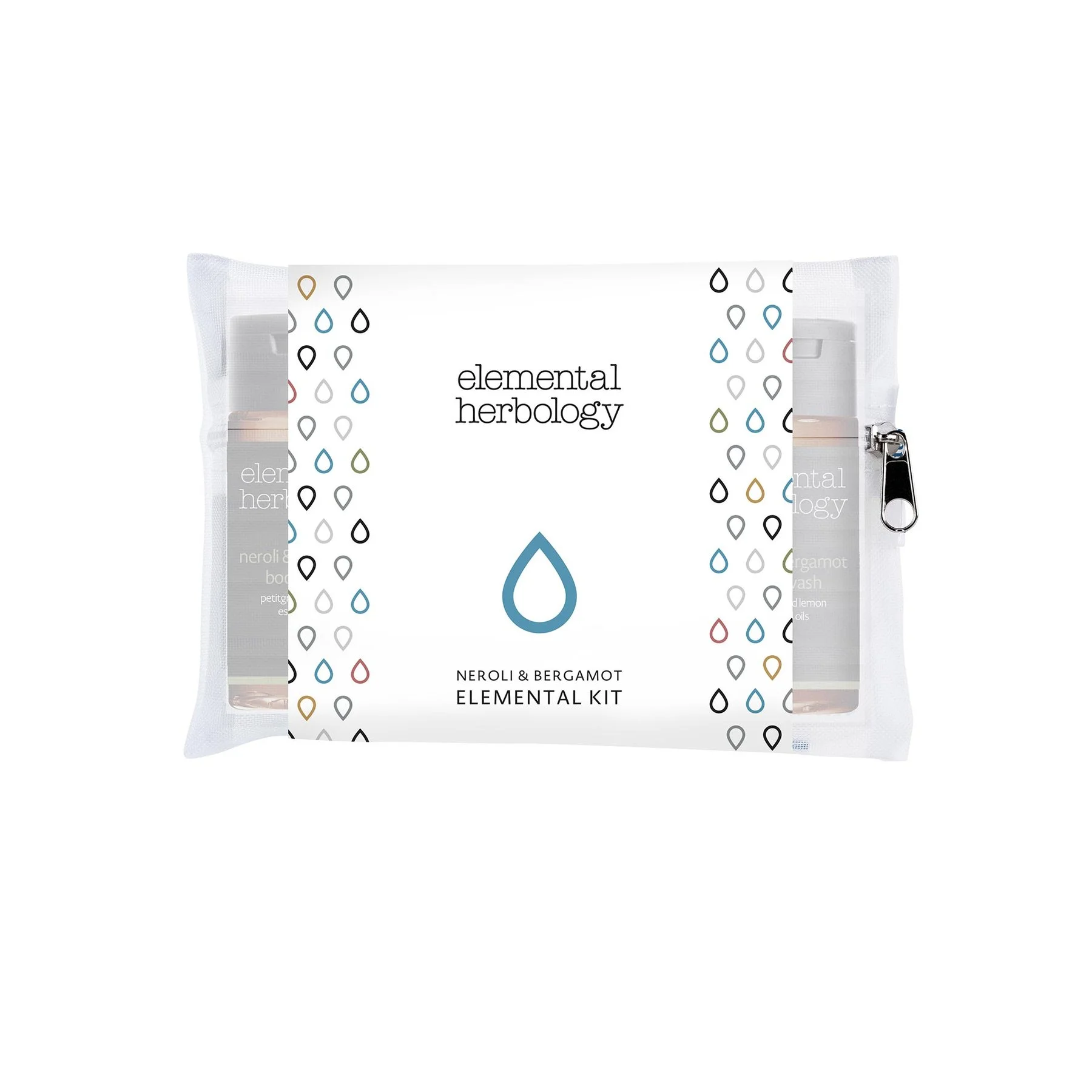 Комплект GFL Cosmetics Elemental, душ гел, шампоан, балсам, лосион за тяло и сапун, 5 бр.