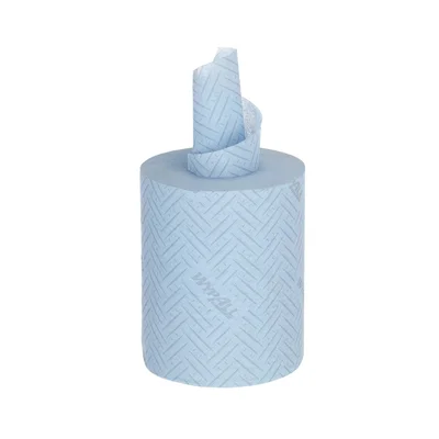 Хартия за почистване Kimberly-Clark WypAll Reach 6223 Centrefeed, на ролка, 430 къса, 163 m, синя, 6 броя