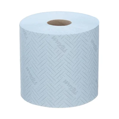 Кърпи за почистване Kimberly-Clark WypAll L10 7494 Centrefeed, на ролка, 38 х 18.3 cm, 630 къса, сини, 6 броя