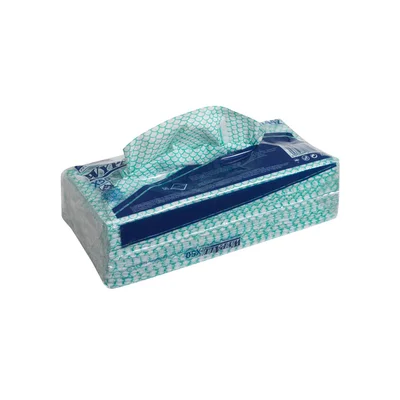 Кърпа Kimberly-Clark WypAll X50 7442, 41.8 х 24.7 cm, зелена, 50 броя