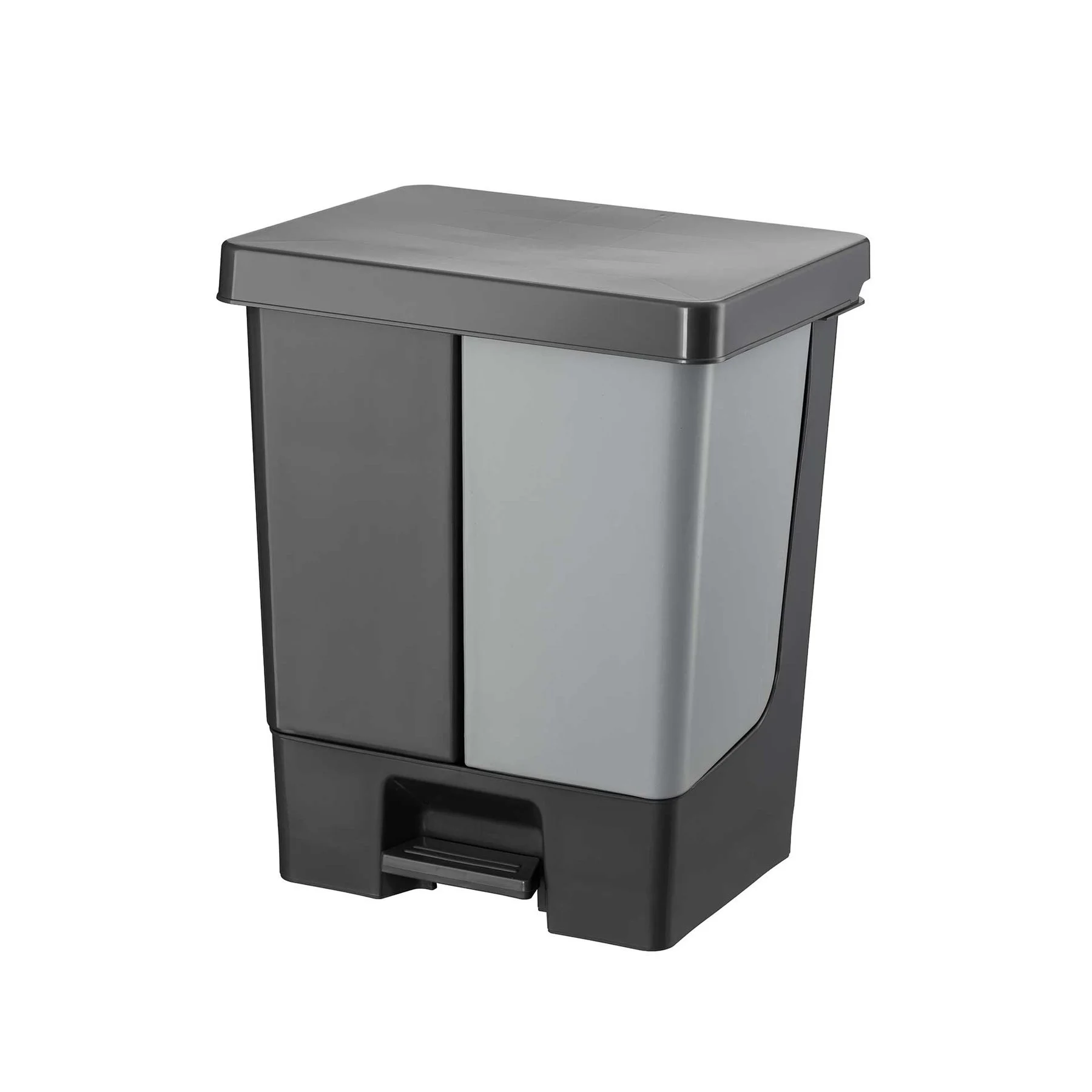 Кош за отпадъци Planet Duo, с педал, 20 L, антрацит