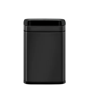 Кош за отпадъци Eko Laguna, без капак, 8 L, черен, 23 х 18 х 35 cm