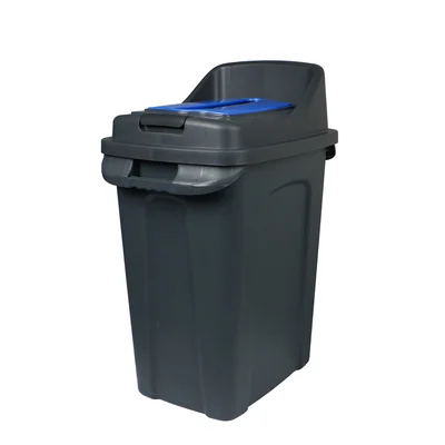 Кош за отпадъци Planet, за разделно събиране, 50 L, син