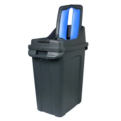 Кош за отпадъци Planet, за разделно събиране, 50 L, син