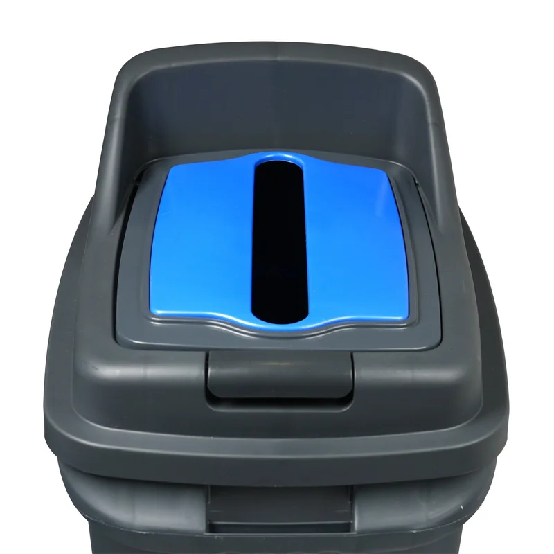 Кош за отпадъци Planet, за разделно събиране, 50 L, син