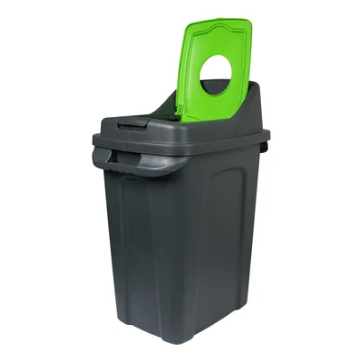 Кош за отпадъци Planet, за разделно събиране, 50 L, зелен