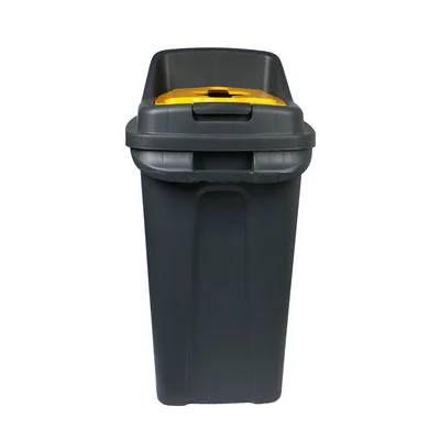 Кош за отпадъци Planet, за разделно събиране, 50 L, жълт